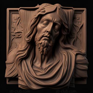 3D model st jesus (STL)